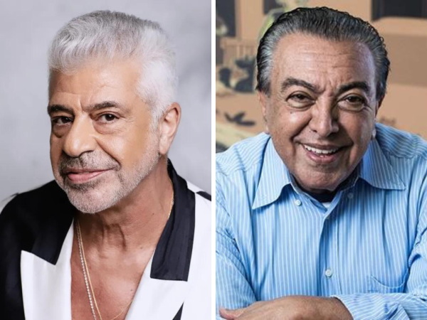 Lulu Santos e Mauricio de Sousa, em uma arte, lado a lado, sorrindo para a câmera, ilustrando matéria sobre Academia Joseense de Letras.