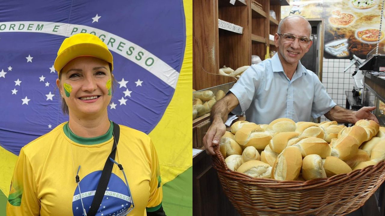 Eliane Nikoluk e Robertinho da Padaria