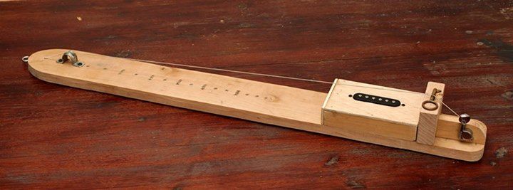 arco diddley artesanal de madeira