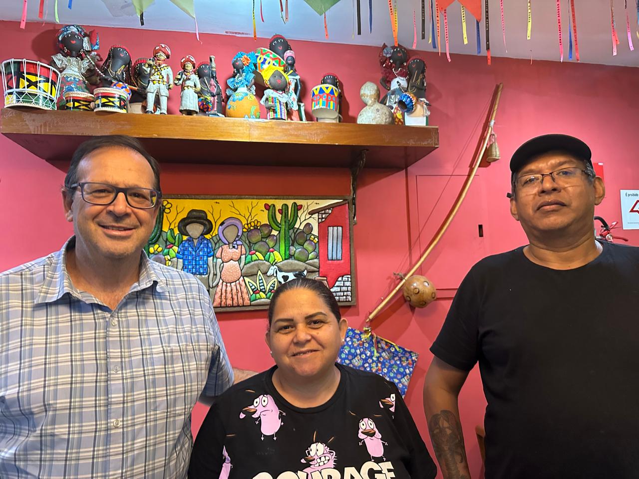 eu, chef Elivandro da Costa Oliveira e sua esposa, Elisabete Ferreira Oliveira