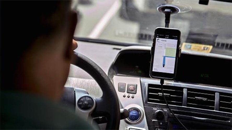 Viagem de transporte por aplicativo