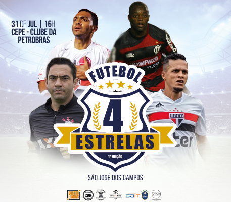 Divulgação do evento Futebol 4 Estrelas