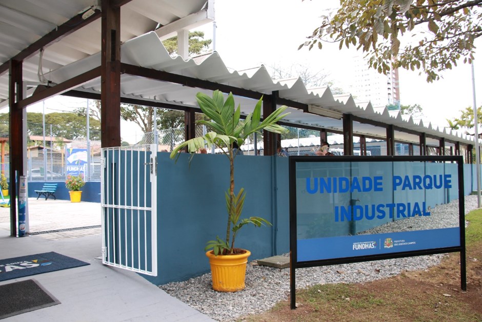 Nova fachada da unidade Parque Industrial da Fundhas 