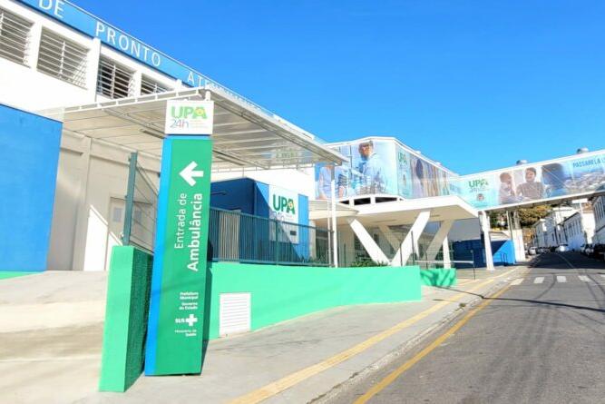 Exterior da UPA de Guaratinguetá