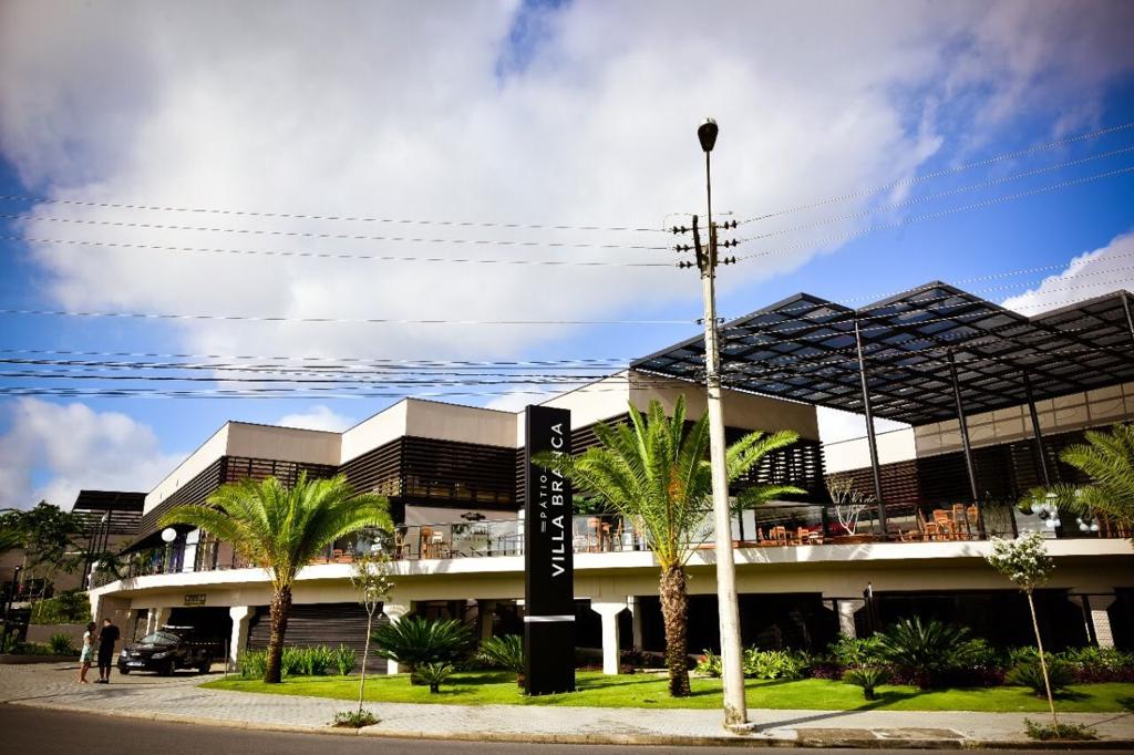 Fachada do Pátio Villa Branca, em Jacareí