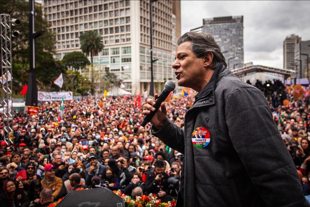 Real Time Big Data: Haddad está na liderança com 34% das intenções de votos em SP