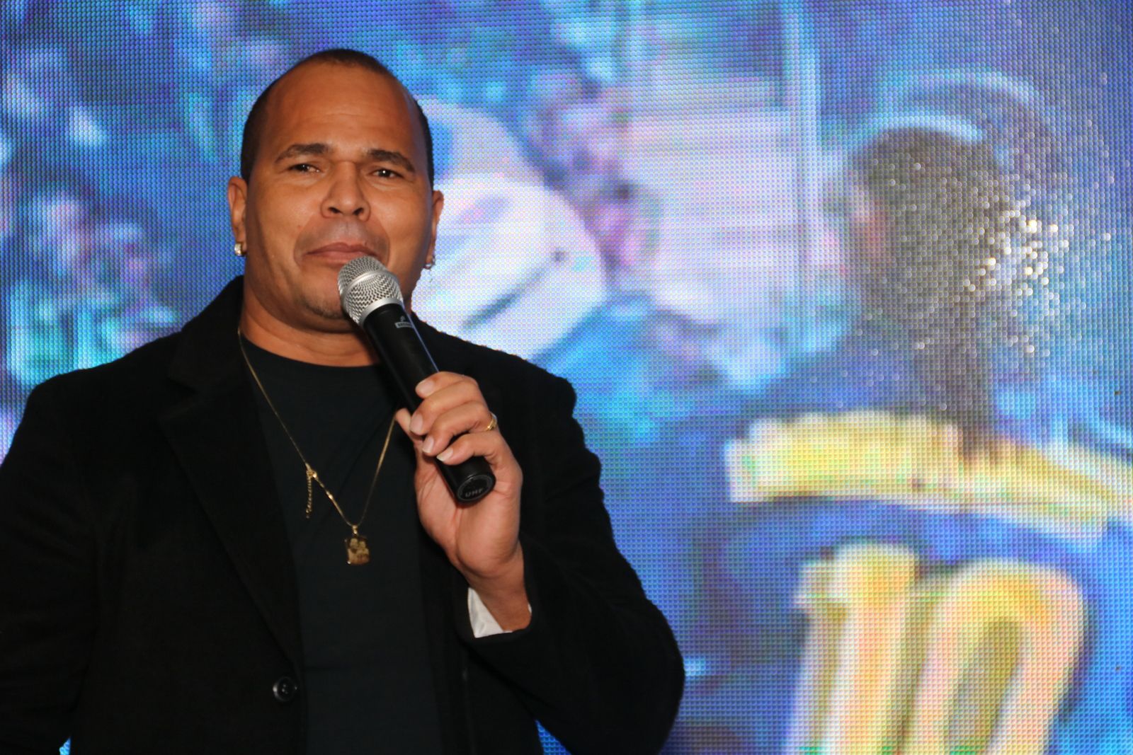 Aloisio Chulapa durante o evento ‘Amigos Ronaldinho x Estrelas’