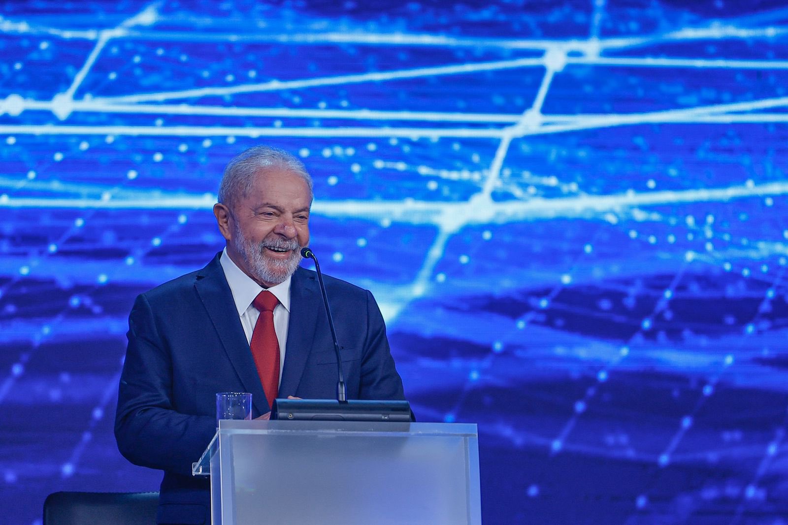 Lula durante debate na Band