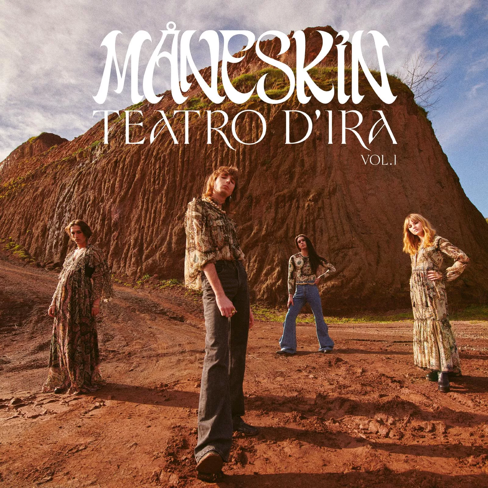 Capa de Teatro d'ira: Vol. I, o segundo álbum de estúdio do Måneskin