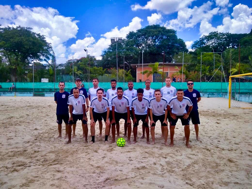 Elenco atual do Corinthians, que irá disputar o Torneio Internacional de Clubes de Beach Soccer em São Sebastião