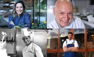 Chefs que estarão no festival “Destination Gastronomia” em São Francisco Xavier