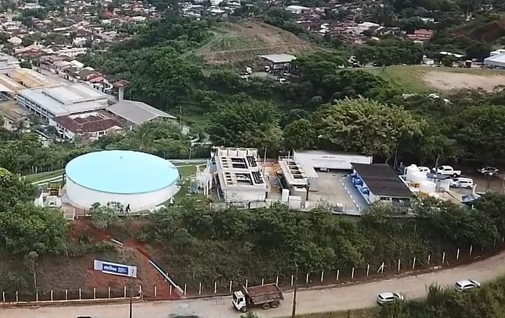 Unidade da Sabesp, em Ilhabela