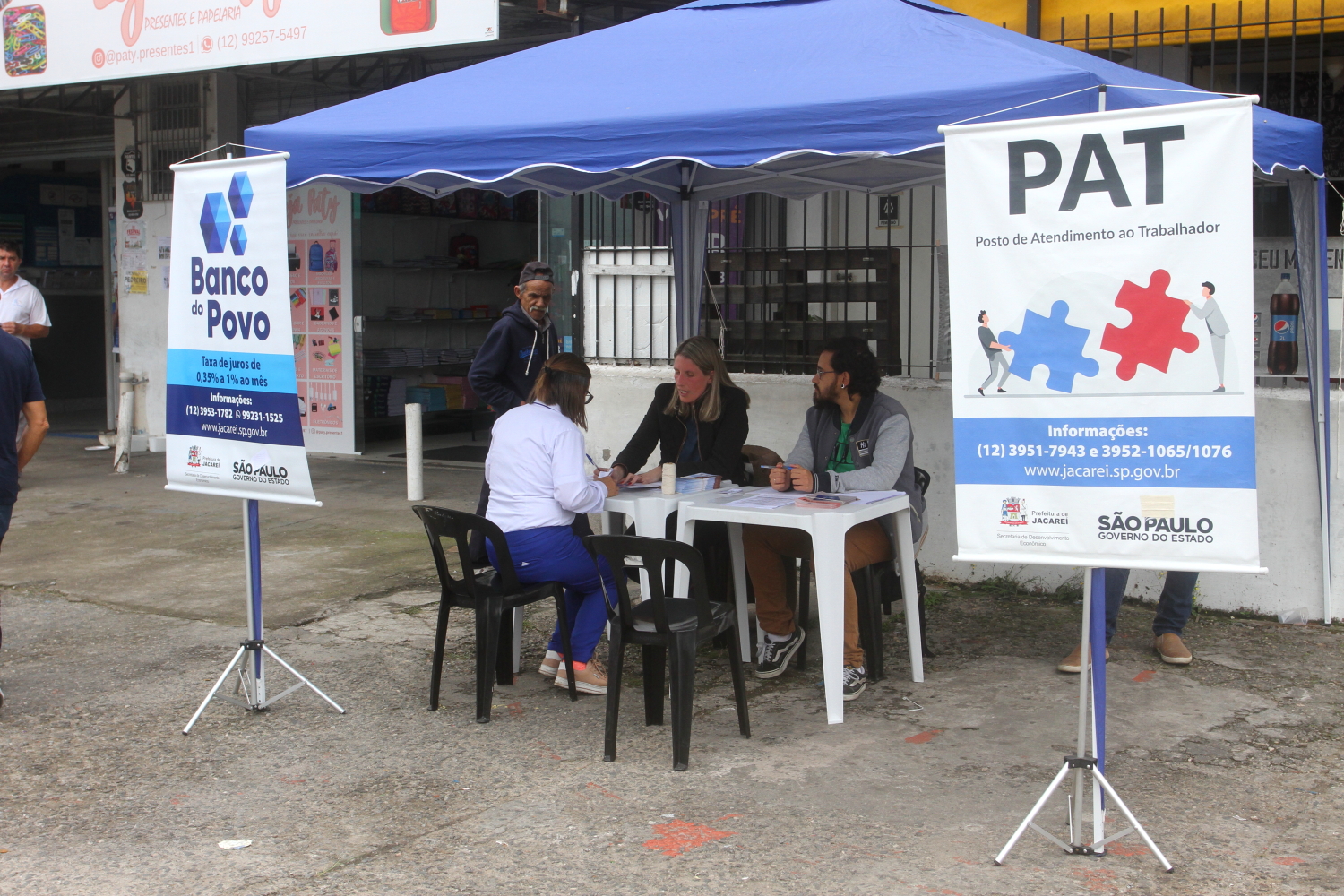Serviço do PAT e Banco do Povo de Jacareí