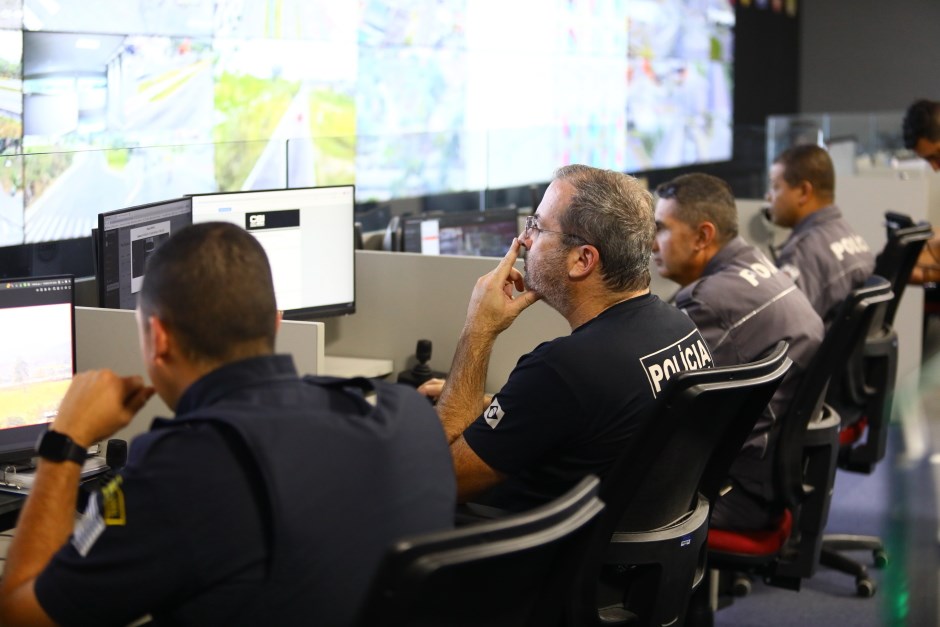 Imagem mostra Centro de Segurança e Inteligência de São José dos Campos