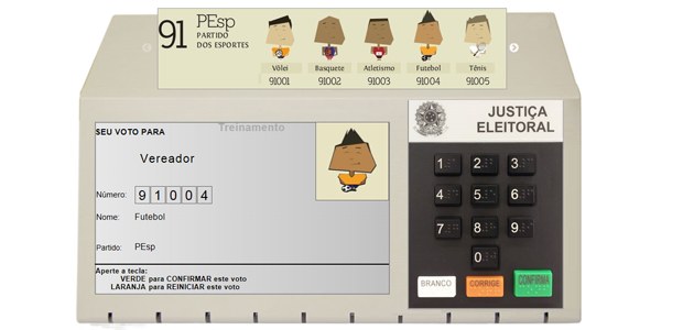 Simulador de Votação na Urna Eletrônica Guia eleições 2022