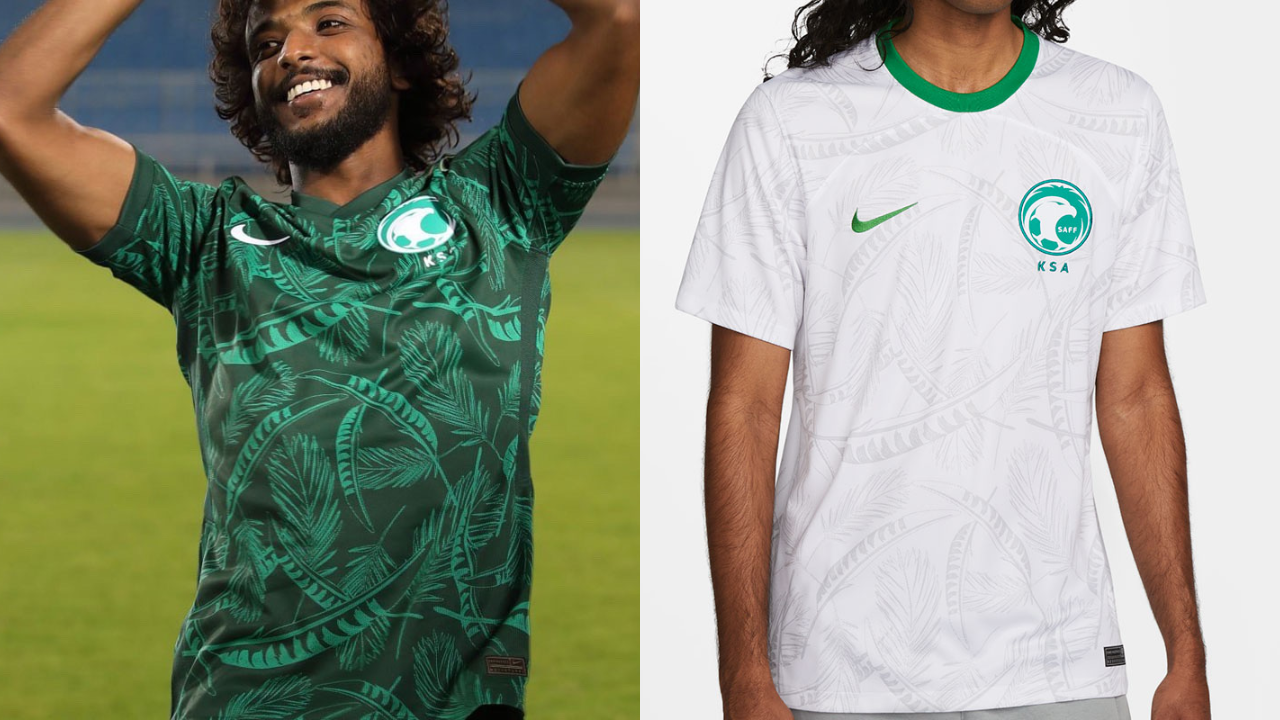Camisas da seleção Árabe-saudita para essa Copa do Mundo 2022