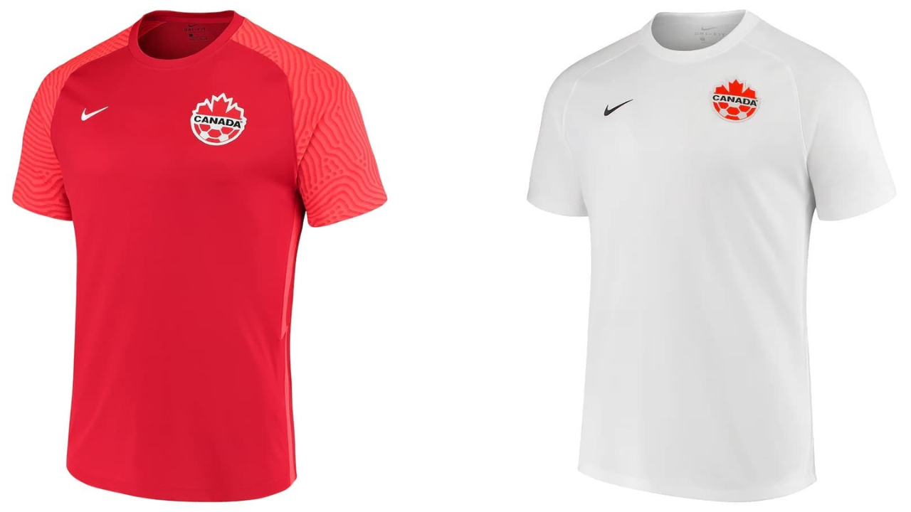 Camisas da seleção canadense para essa Copa do Mundo 2022
