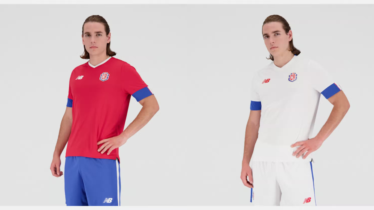 Camisas da seleção costa-riquenha para essa Copa do Mundo 2022