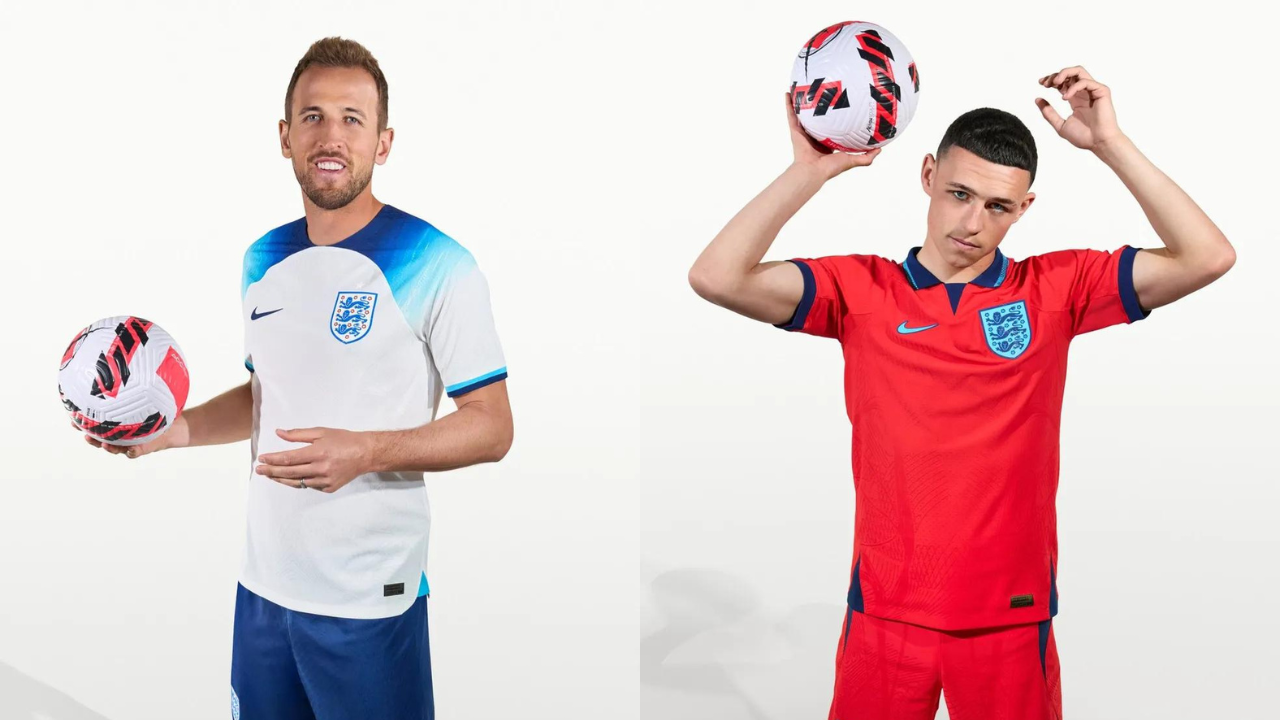 Camisas da seleção inglesa para essa Copa do Catar