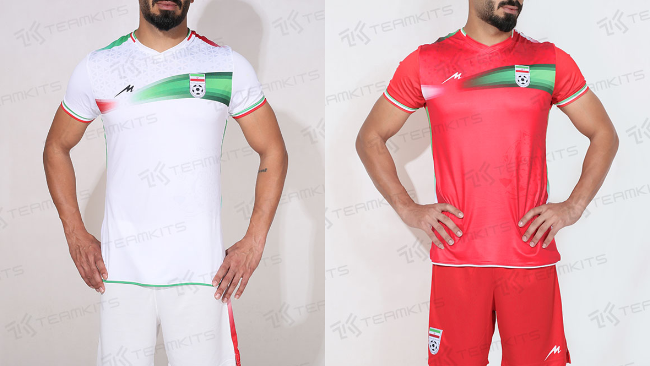 Camisas da seleção iraniana para essa Copa do Mundo 2022