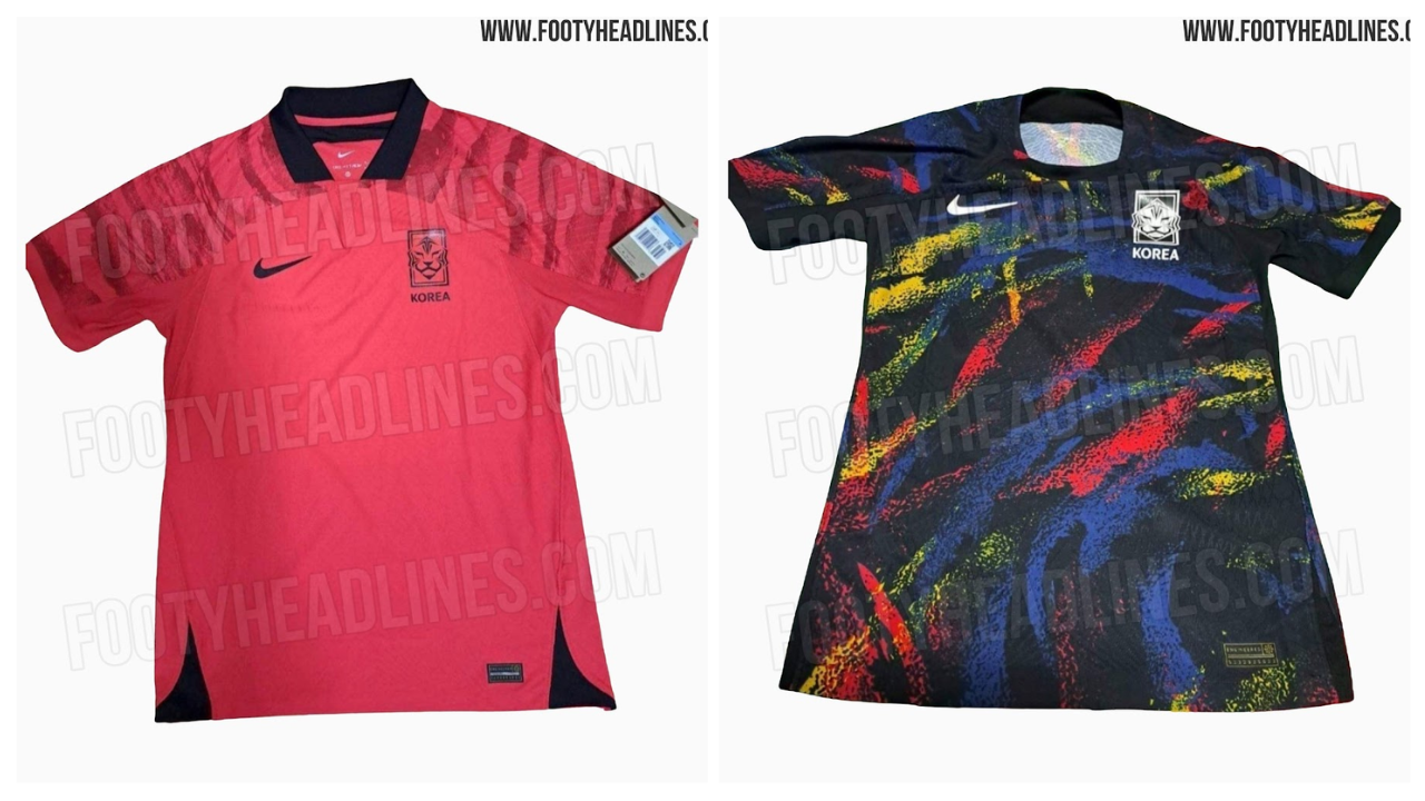 Camisas da seleção sul-coreana para essa Copa do Mundo 2022