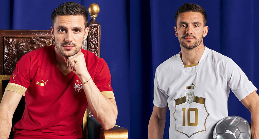 Camisas da seleção sérvia para essa Copa do Mundo 2022