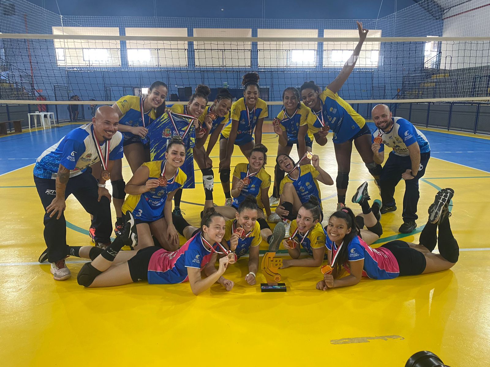 Equipe de vôlei de São José dos Campos conquistou o 3º lugar nos Jogos do Interior 2022