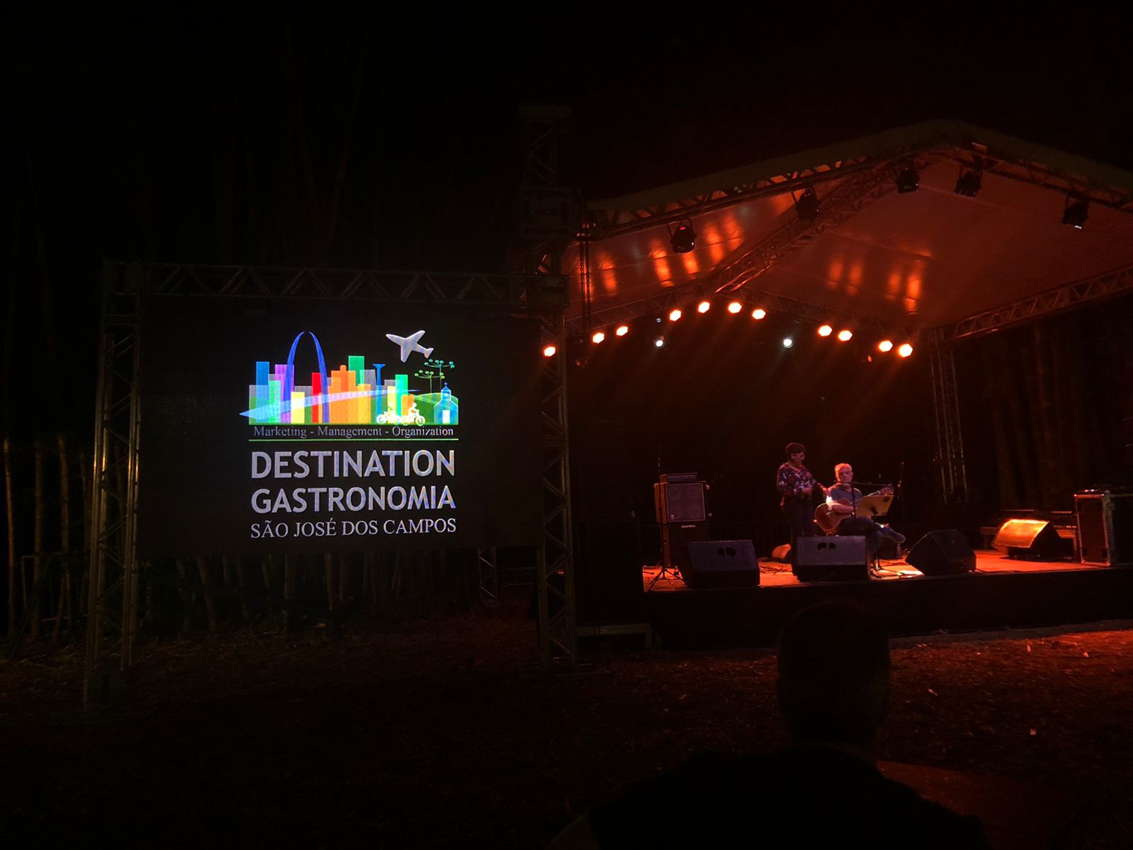 Palco do Destination Gastronomia em seu primeiro dia de evento, na sexta (7)
