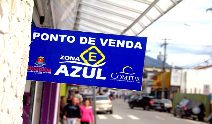 Serviço da Zona Azul de Ubatuba