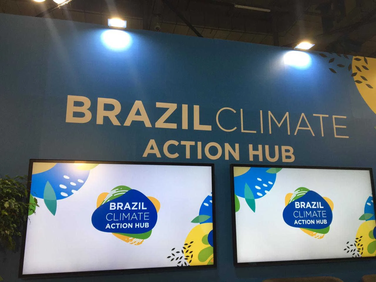 Exposição do Brazil Climate Action Hub