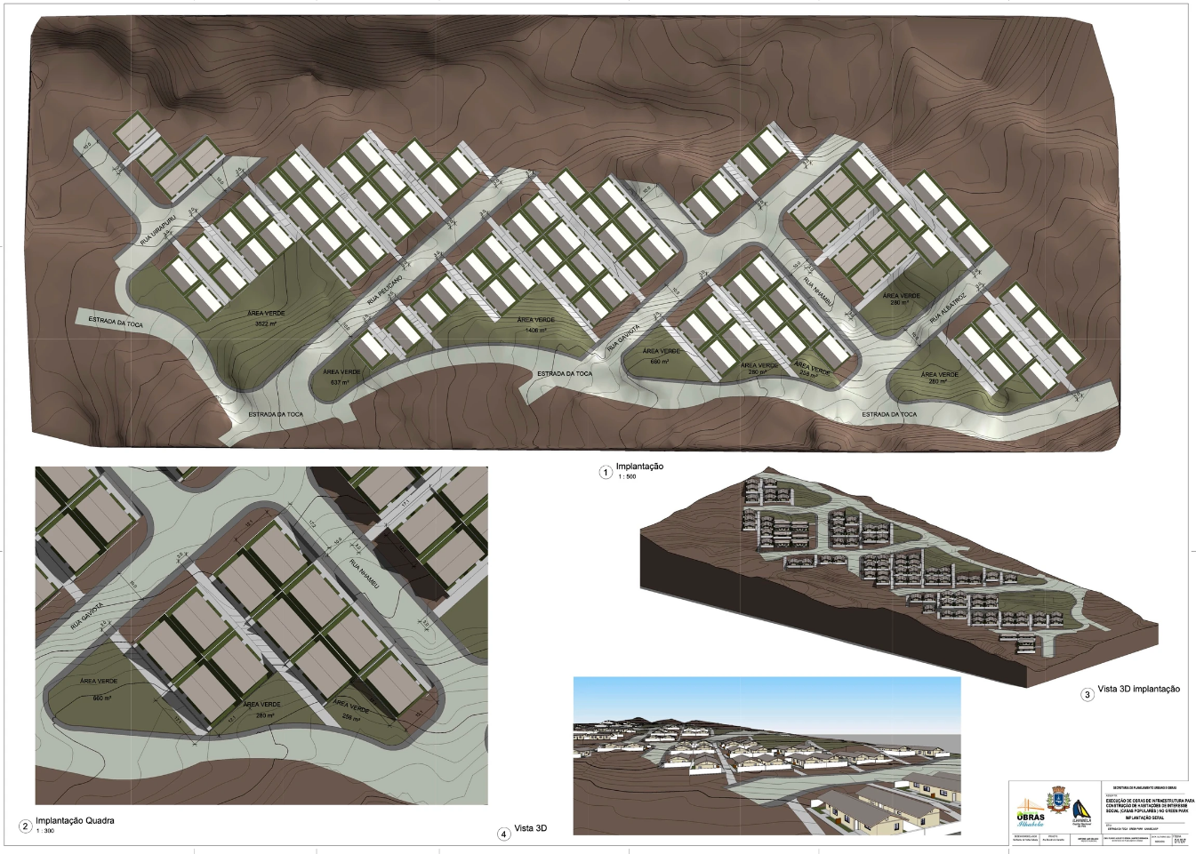 Projeto de regularização fundiária do bairro do Green Park em Ilhabela