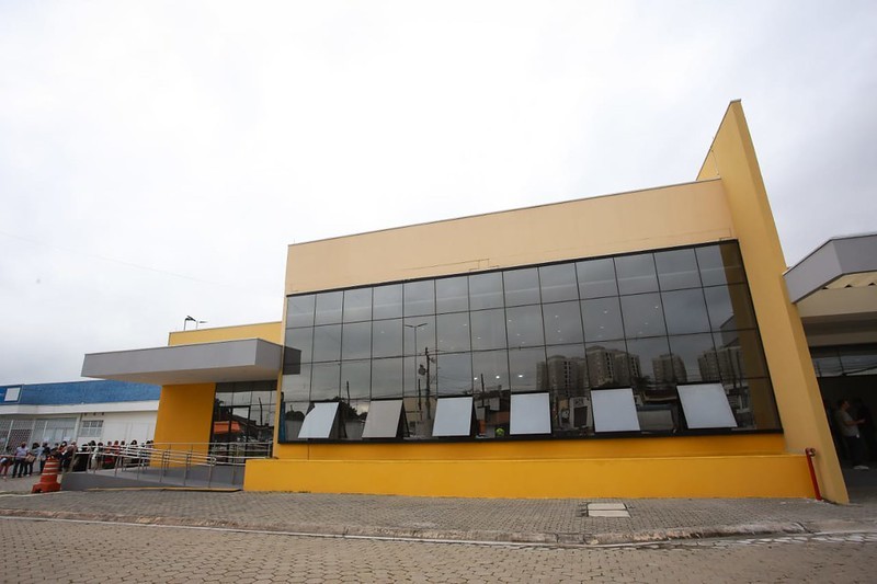 Fachada da Rede de Reabilitação Lucy Montoro, em Taubaté