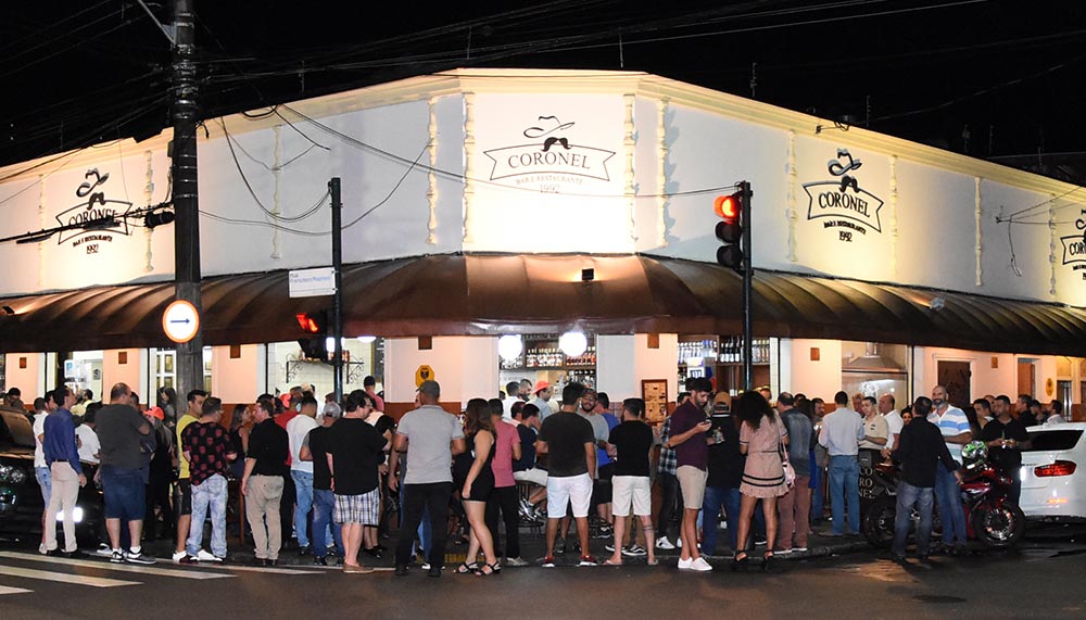 Tradicional, o Bar do Coronel também é uma das opções em SJC para assistir a Copa do Mundo