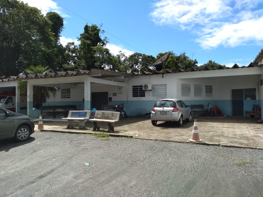 Fachada do PA da Maranduba, na zona sul de Ubatuba