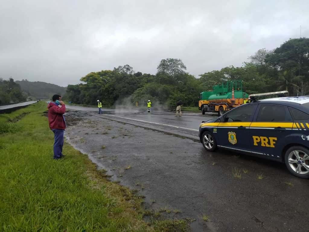 PRF (Polícia Rodoviária Federal) segue acompanhando as manifestações em todo o Brasil