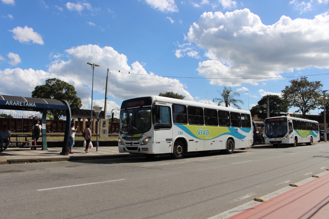 Transporte público de Pindamonhangaba em serviço