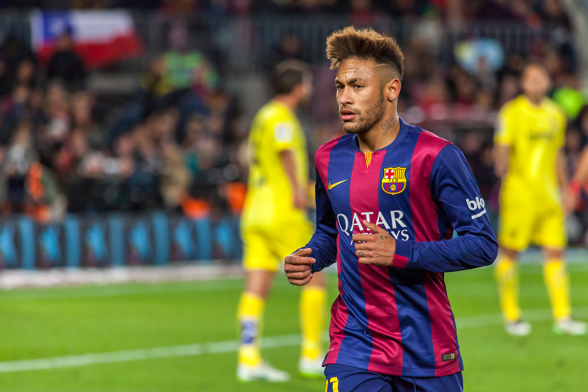 Neymar quando atuava pelo Barcelona (Espanha)