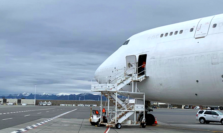 Boeing 747-400 cargueiro, primeiro avião que irá operar no Aeroporto de SJC após privatização