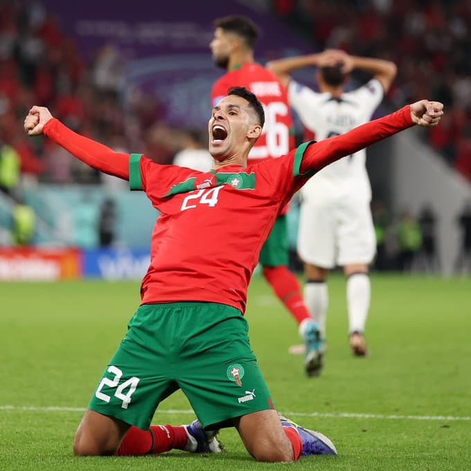 Marrocos, a primeira seleção africana da história a conquistar uma vaga nas semifinais da Copa do Mundo