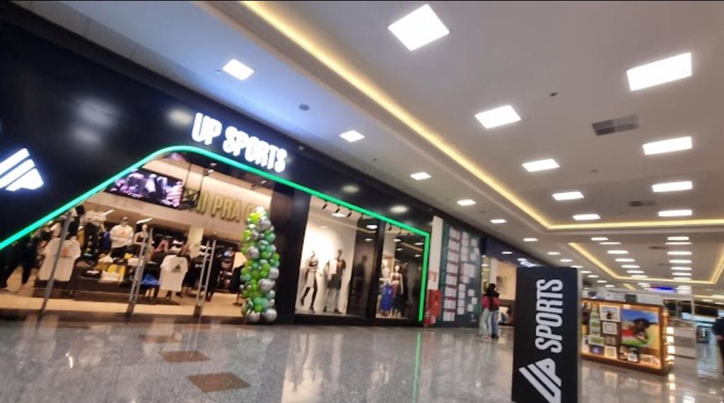 Fachada da UP Sports, no Shopping Jardim Oriente