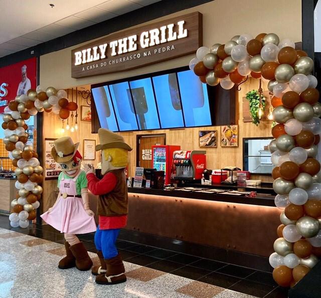 Fachada do restaurante Billy The Grill, no Shopping Jardim Oriente