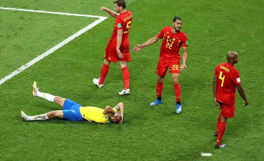 Bélgica tirou o Brasil na Copa de 2018 na Rússia