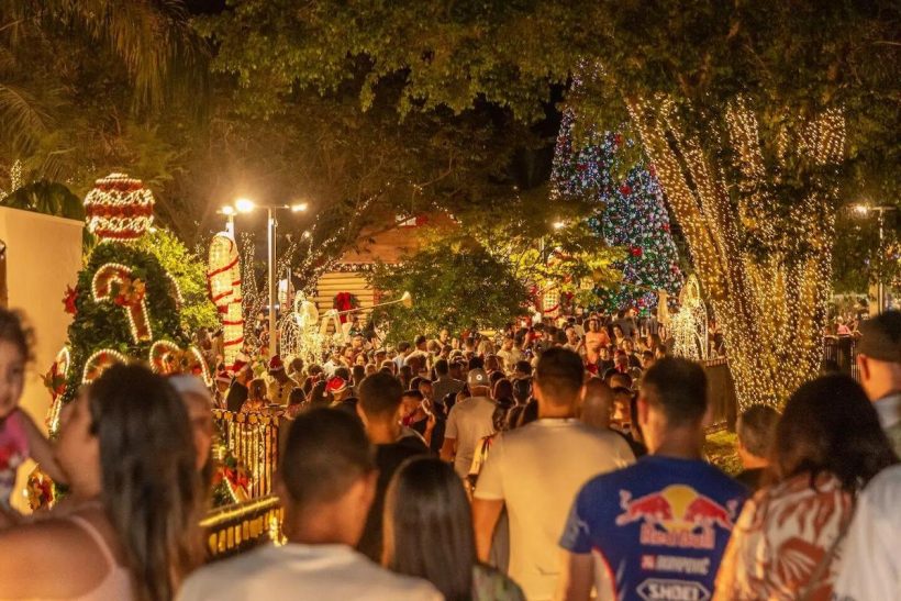 Natal em Guararema: decoração vai até o dia 8 de janeiro de 2023