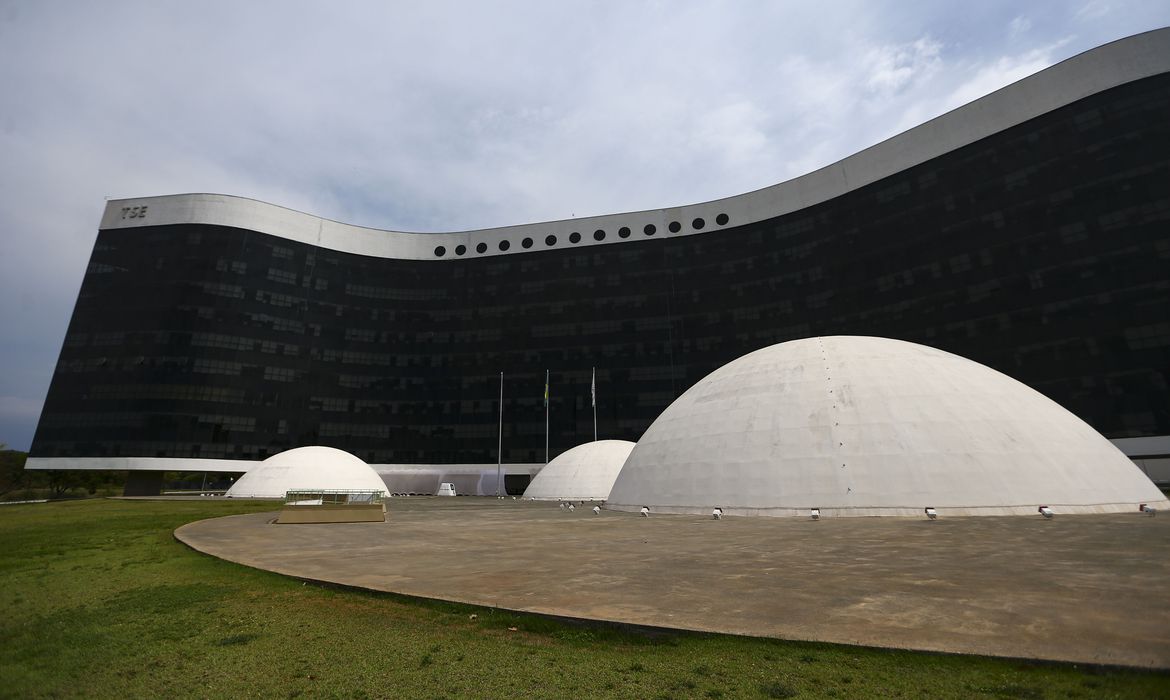 Prédio do Tribunal Superior Eleitoral em Brasília, onde é realizada crimônia de diplomação