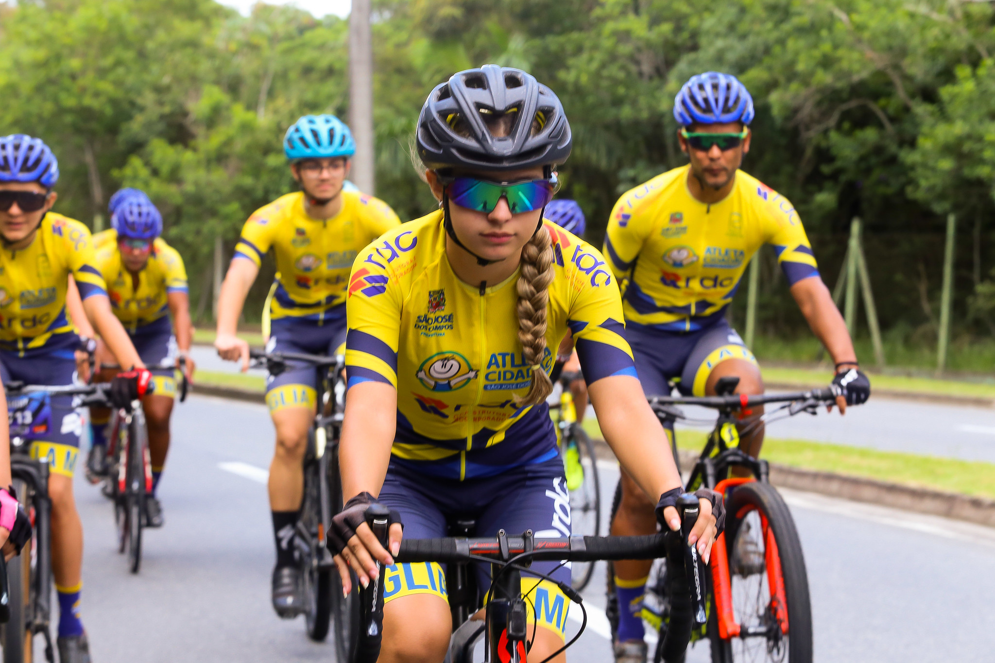 ciclistas em seletiva de ciclismo e mountain bike em são josé dos campos
