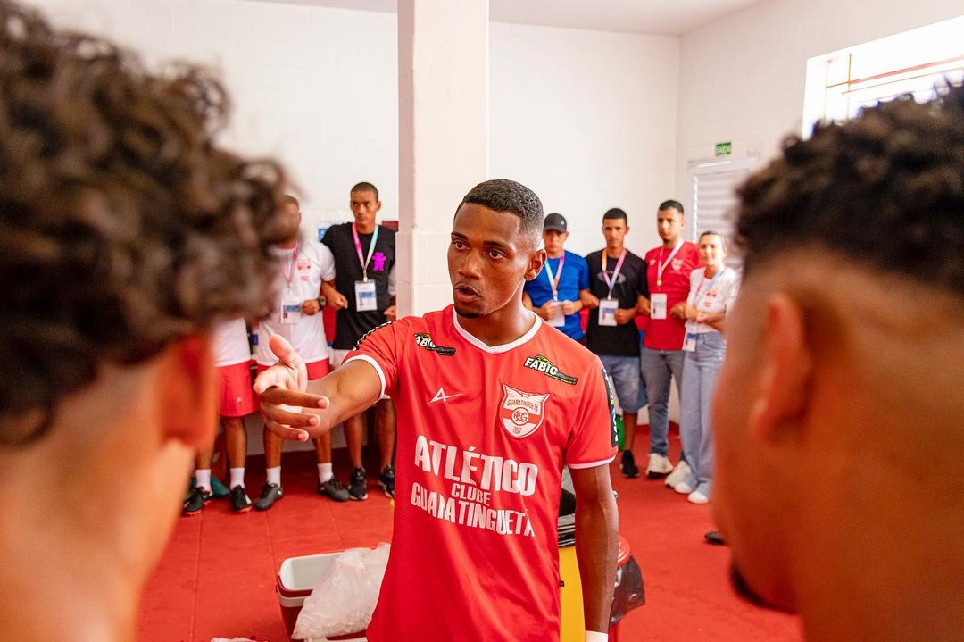 Jogadores do Atlético Guaratinguetá