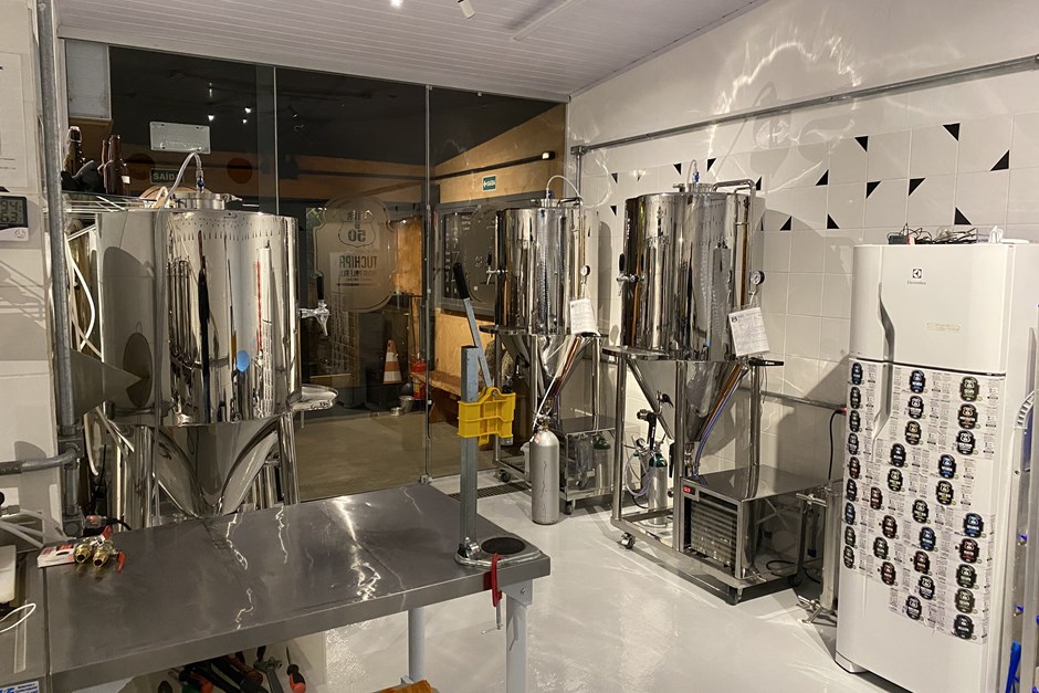 Cervejaria artesanal no Distrito de São Francisco Xavier