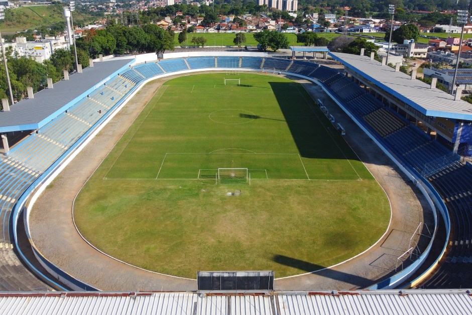 Estádio Martins Pereira em SJC visto de cima