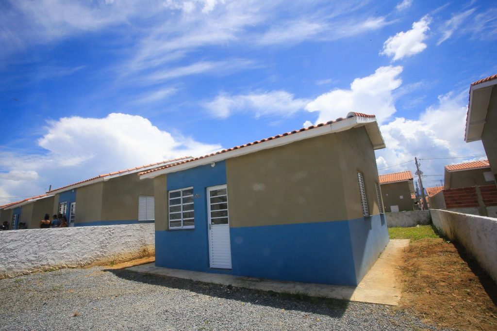 imagem das novas unidades do CDHU, em Cachoeira Paulista