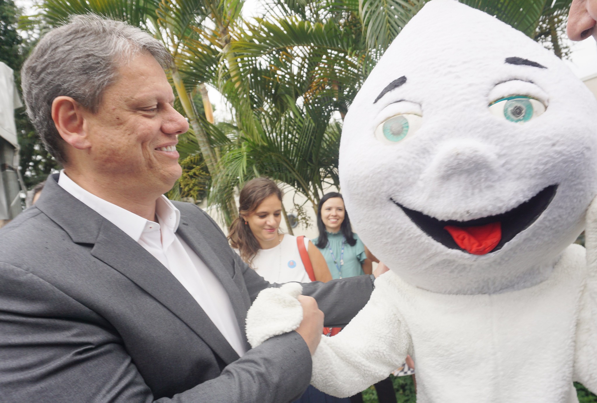 Tarcísio de Freitas na inauguração do Museu da Vacina e lançamento da campanha de vacinação